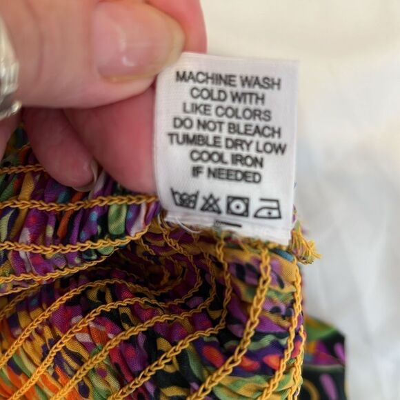 NWT Live 4 truth szS Colorful Leaf Print Two-Piece shorts with tube top set - Picture 10 of 17